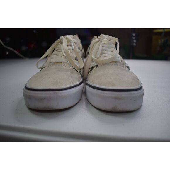 Vans Old Skool White Checkered Sneakers Womens Size 7.5 - Picture 6 of 11